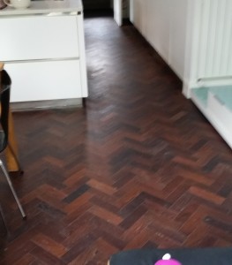 Reclaimed Panga Panga parquet